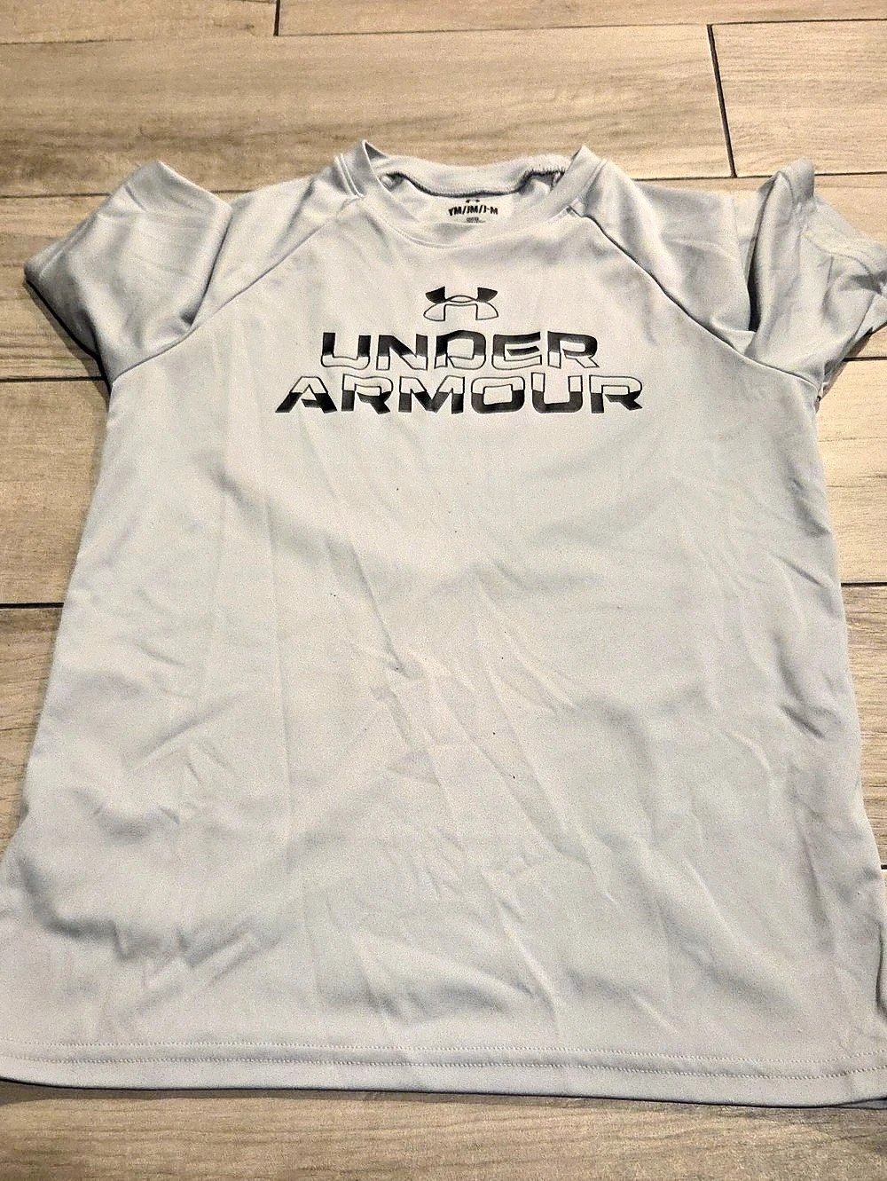Under Armour Athletic Short Sleeve Tee Gray Youth